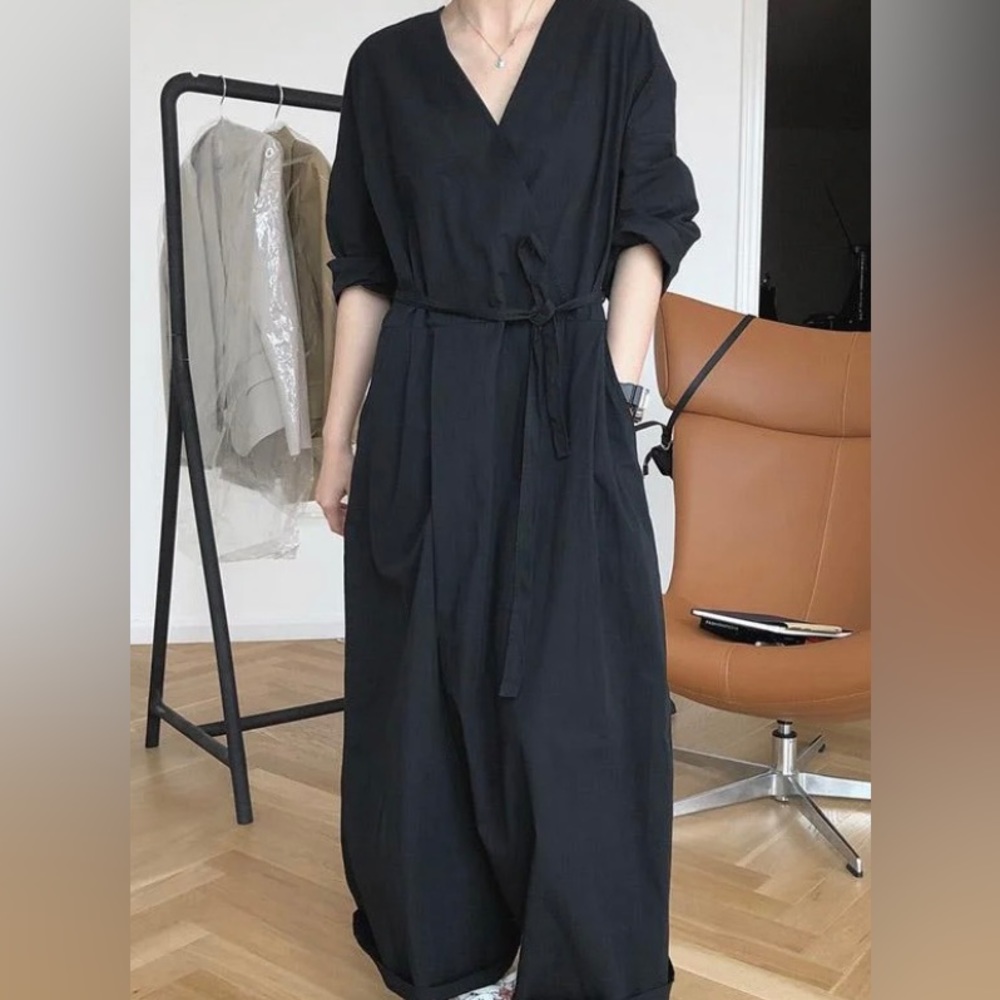 UOOZEE Black Jumpsuit | X-Large